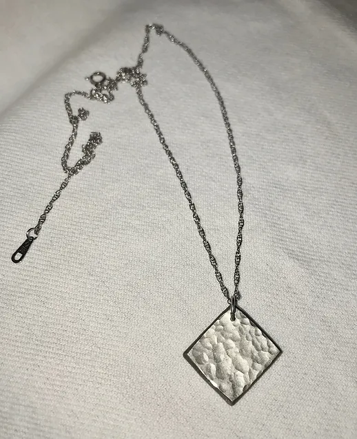 handmade silver necklace