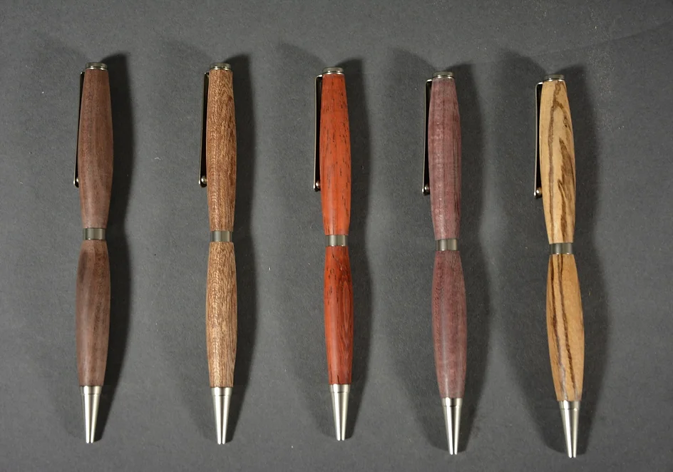 wood turned pens