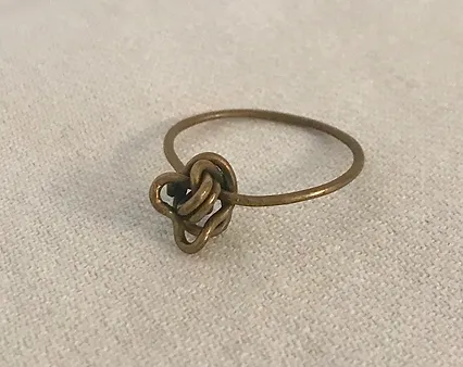 handmade twist ring